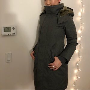 Babaton fur lined coat